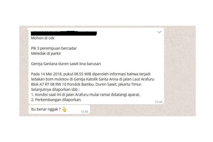 Jangan Mudah Percaya Ini 5 Pesan Berantai Hoax Sepanjang Minggu Ini Semua Halaman Nova