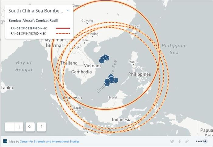 jelajah penerbangan pembom nuklir H-6K China