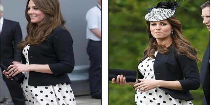 Busana yang dipakai Kate di acara pernikahan William van Cutsem 