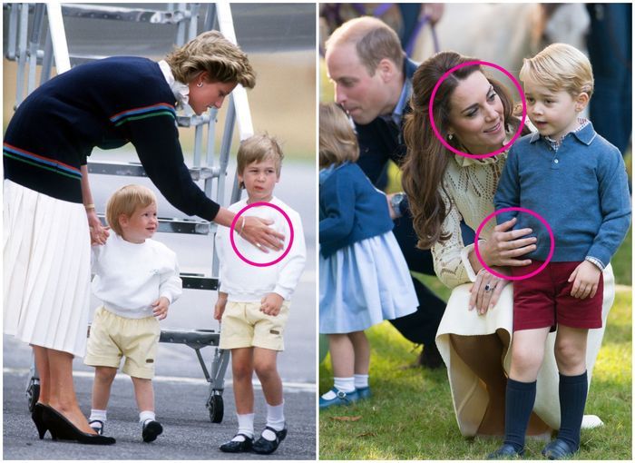 Putri Diana dan Kate saat berinteraksi dengan anak-anaknya
