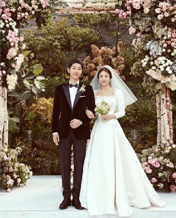 Song Hye Kyo dan Song Joong Ki saat menikah.