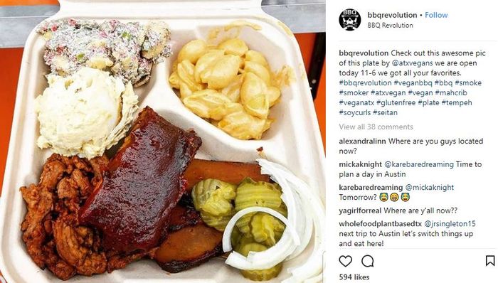 
Tempe dalam menu diet vegan 