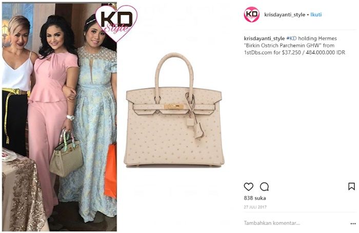 xBirkin Pstrich Parchemin GHW
