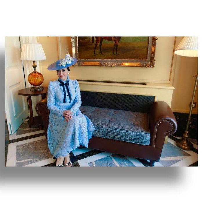 Gaya Maia saat Hadiri Royal Ascot