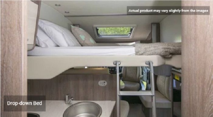 Tempat tidur Drop-Down