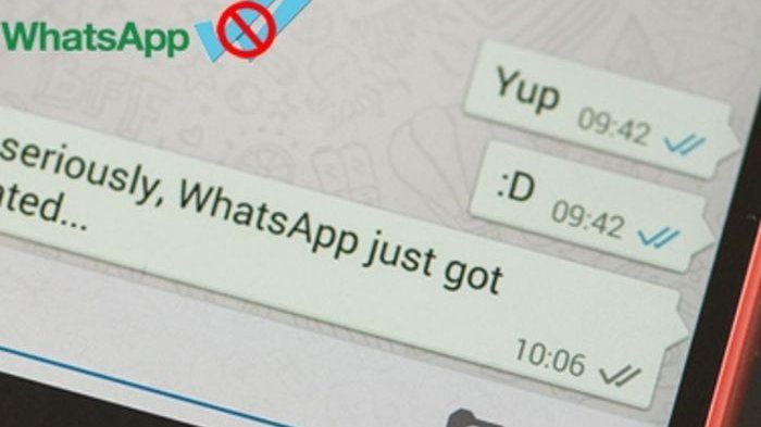 Hilangkan centang biru di WhatsApp