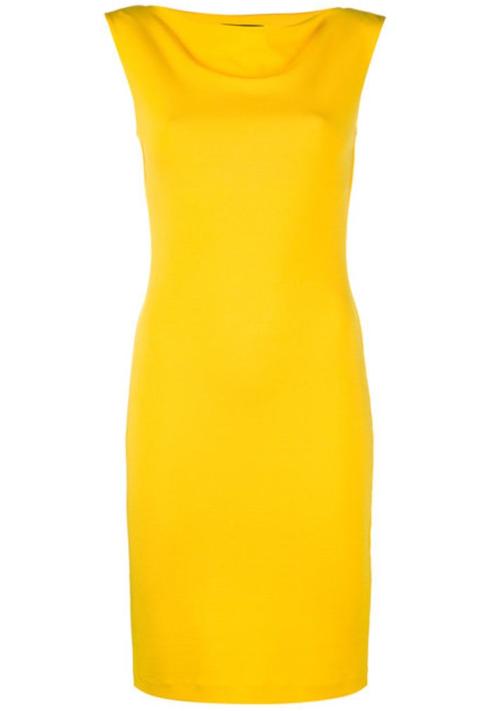 Dress kuning yang dikenakan oleh Meghan Markle