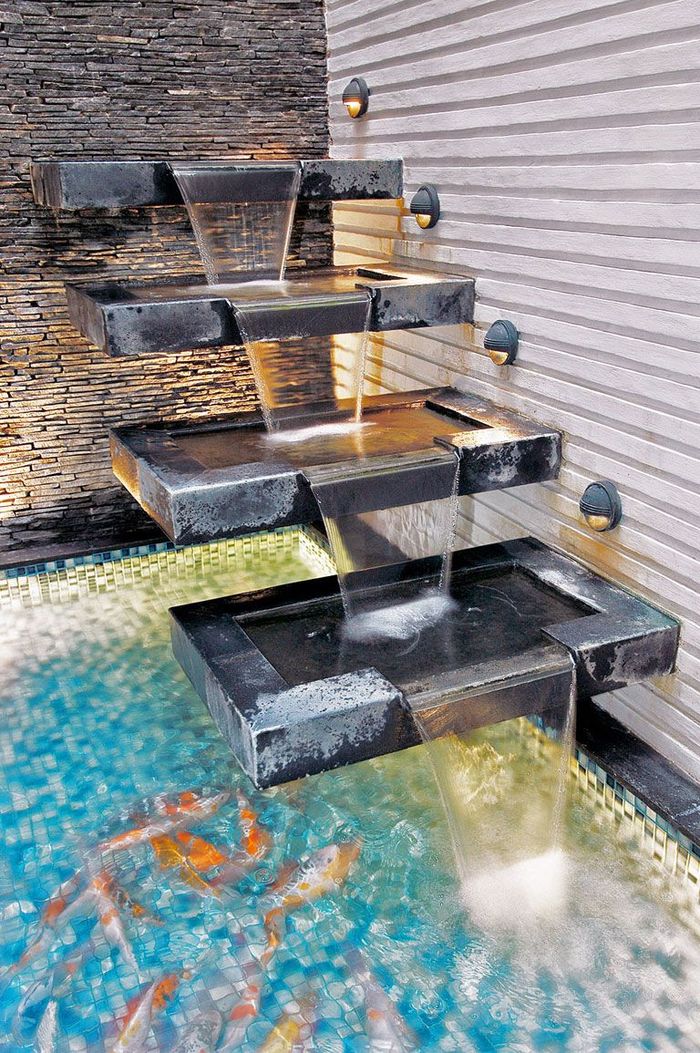 Nggak Susah Kok Membuat Air Terjun Berundak di Rumah, Ini ...