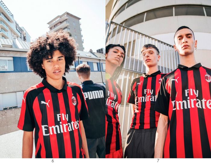 Gaya 90an, Puma Resmi Rilis Jersey Terbaru AC Milan untuk Musim Depan - Hai