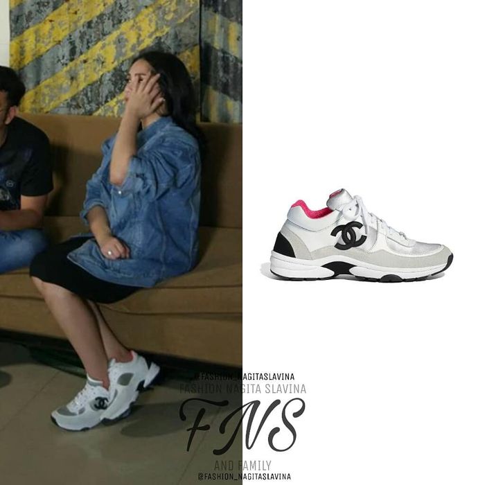 Gaya 7 Artis Indonesia Pakai Dad Sneakers Louis Vuitton Rp 15 Juta