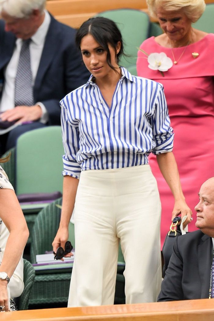 Tampil Perdana di Wimbledon 2018 Bareng Kate Middleton, Meghan Markle