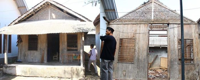 Rumah Zohri sebelum direnovasi