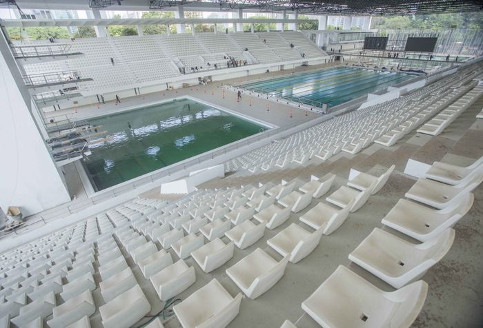 Makin Keren dan Modern, Inilah Tampilan GBK Aquatic Stadium Untuk Asian