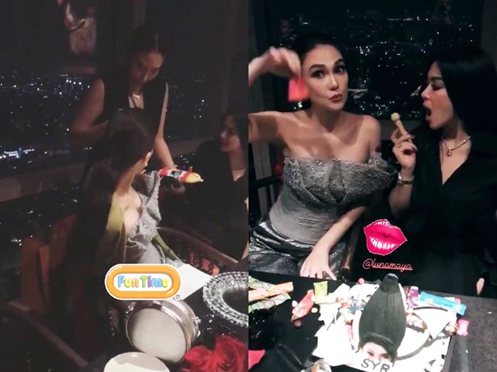 Beredar Foto Luna Maya Hadiri Dinner Ultah Syahrini, Bajunya Jadi Sorotan Karena Lebih Cetar Dari yang Punya Acara!