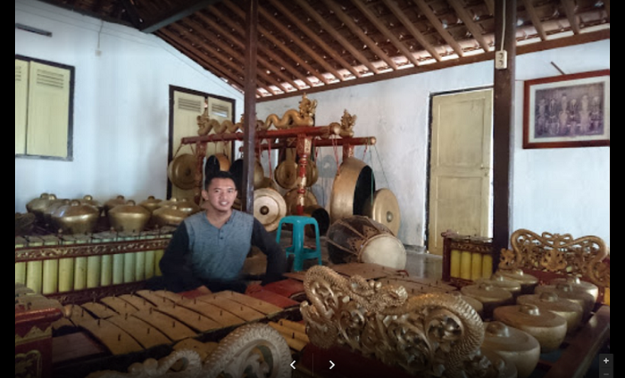 Gamelan di rumah SBY di Pacitan.