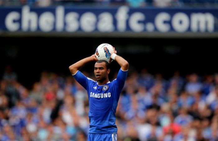 Chelsea's Ashley Cole in action