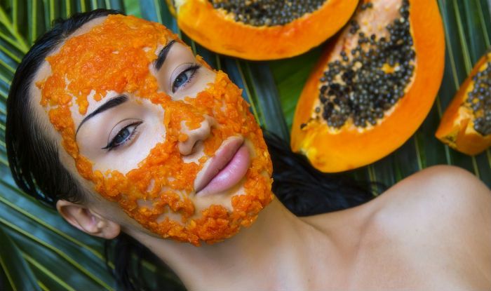 Masker wajah dari buah pepaya