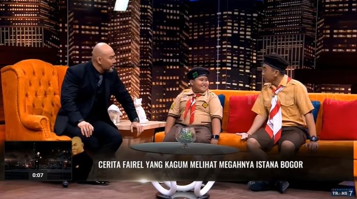 Jawaban Fairel Saat Ditanya Berapa Bayaran Yang Diterima Usai Syuting Bareng Jokowi
