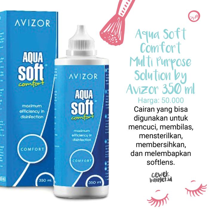 Softlens Bersih dan Segar dengan 4 Cairan Pembersih yang