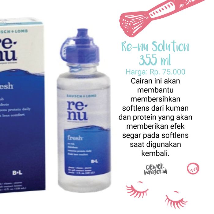 Softlens Bersih Dan Segar Dengan 4 Cairan Pembersih Yang Aman Ini Cewekbanget