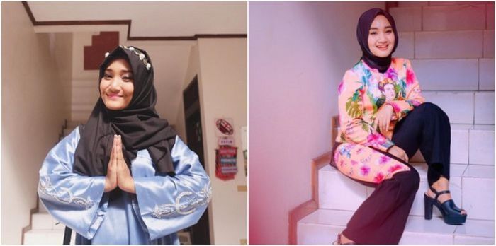 Penampakan tangga rumah Fatin Shidqia