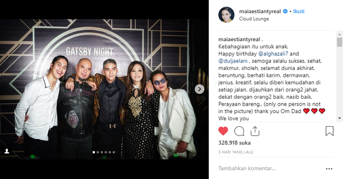 Unggahan Maia Estianty yang membuat heboh masyarakat