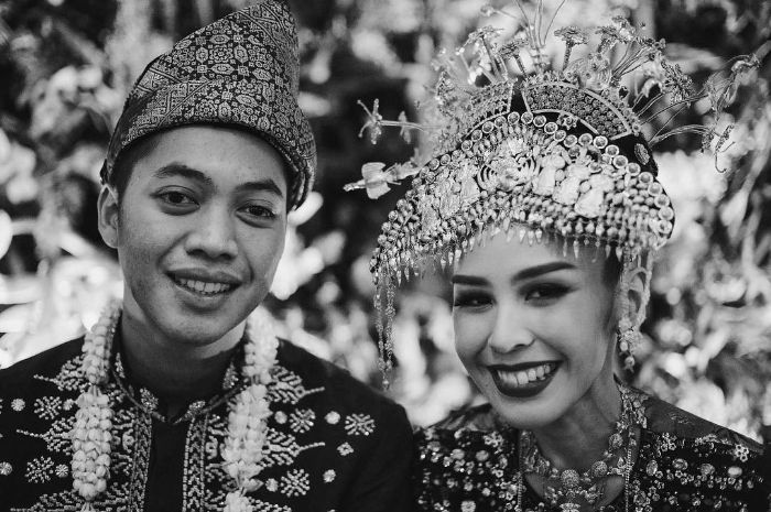 Adara Taista dan Rasyid Rajasa saat menikah