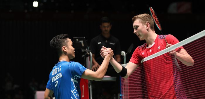 Anthony Ginting dan Viktor Axelsen