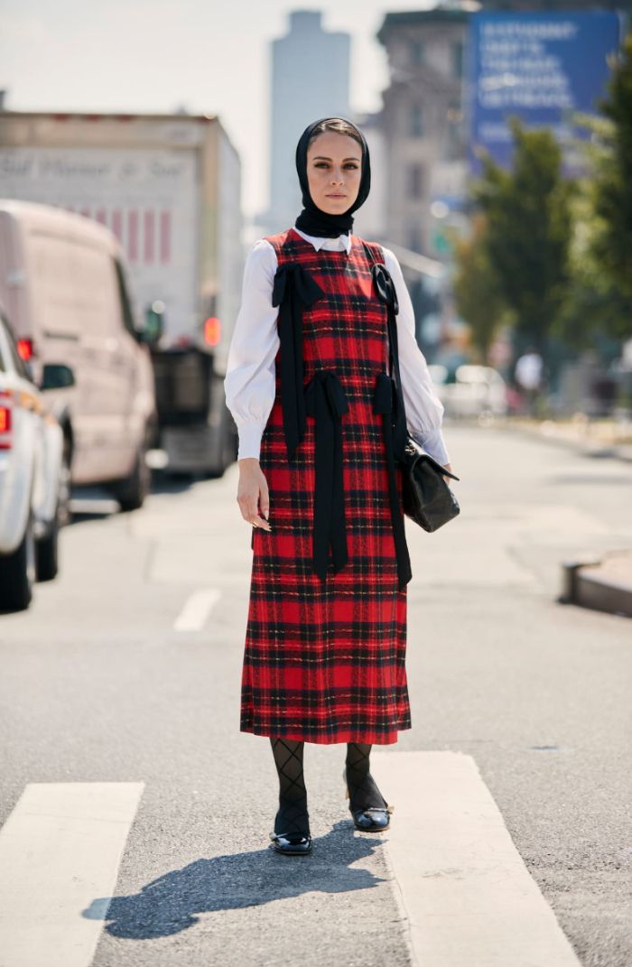 Plaid dress