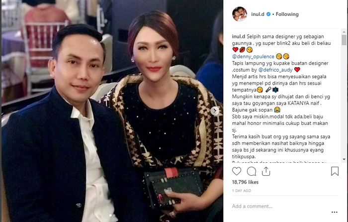 Inul Daratista kenang dukungan dari Titiek Puspa