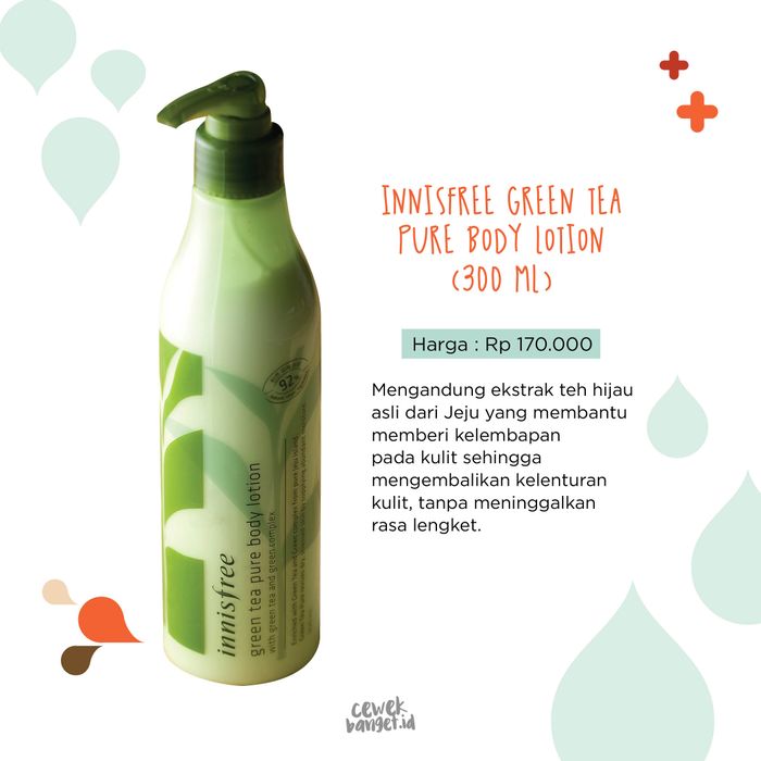 Lindungi Kulit dengan 5 Body Lotion yang Mengandung Teh Hijau. Segar! CewekBanget