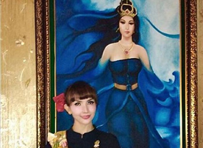 Roro Fitria punya lukisan Nyi Roro Kidul