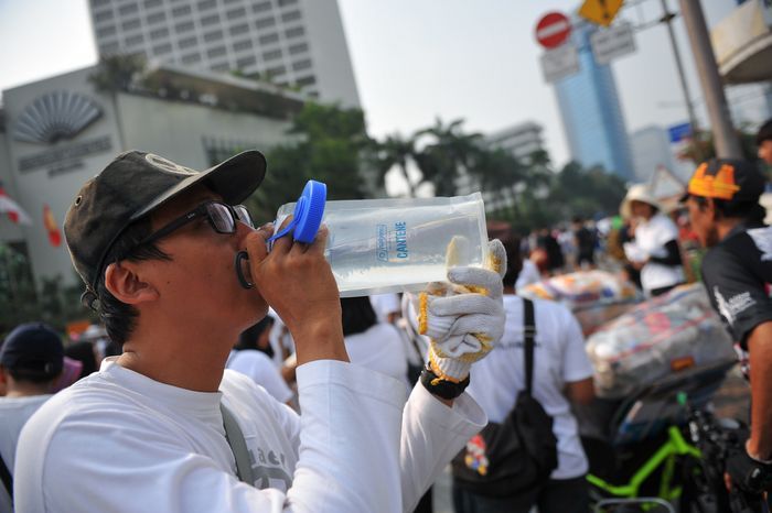 Andi, mulai mengurangi pemakaian plastik sekali pakai