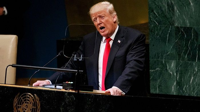 Pidato Trump dalam PBB 2018