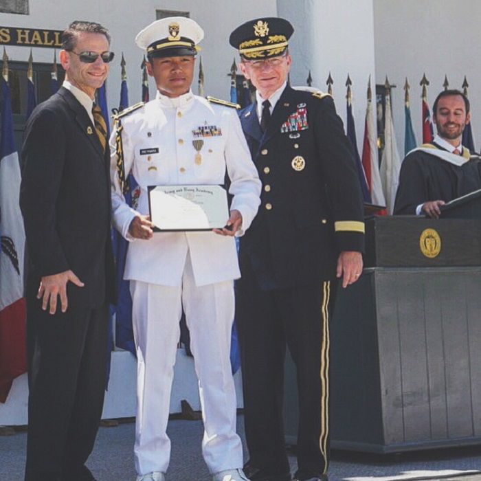 Marcello, anak sulung Diah Permatasari lulus sekolag kemiliteran di USA.