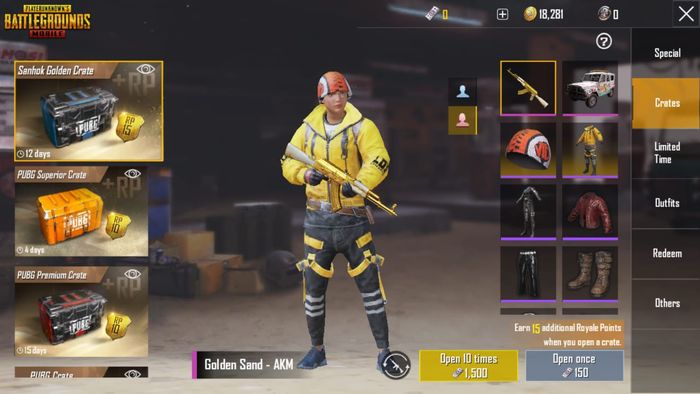 Sanhok Golden Crate