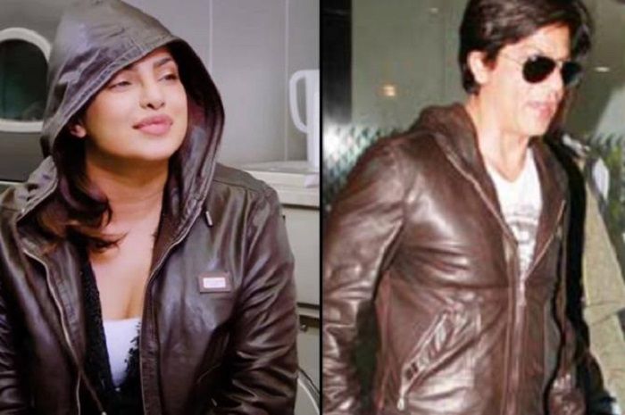 Jaket kulit yang dipakai Priyanka dan Shah Rukh Khan sama