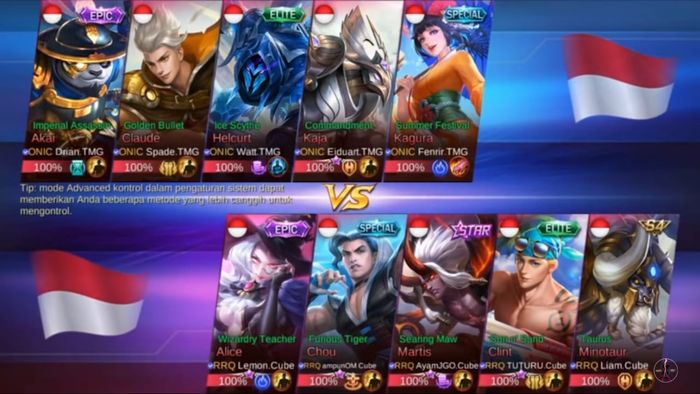 MPL ID Season 2 Week 3 Day 3, Onic eSports VS RRQ (Match 1)