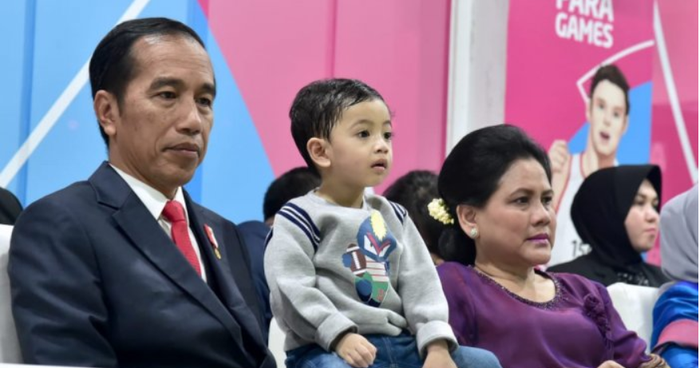 Jan Ethes begitu menikmati acara opening Asian Para Games 2018