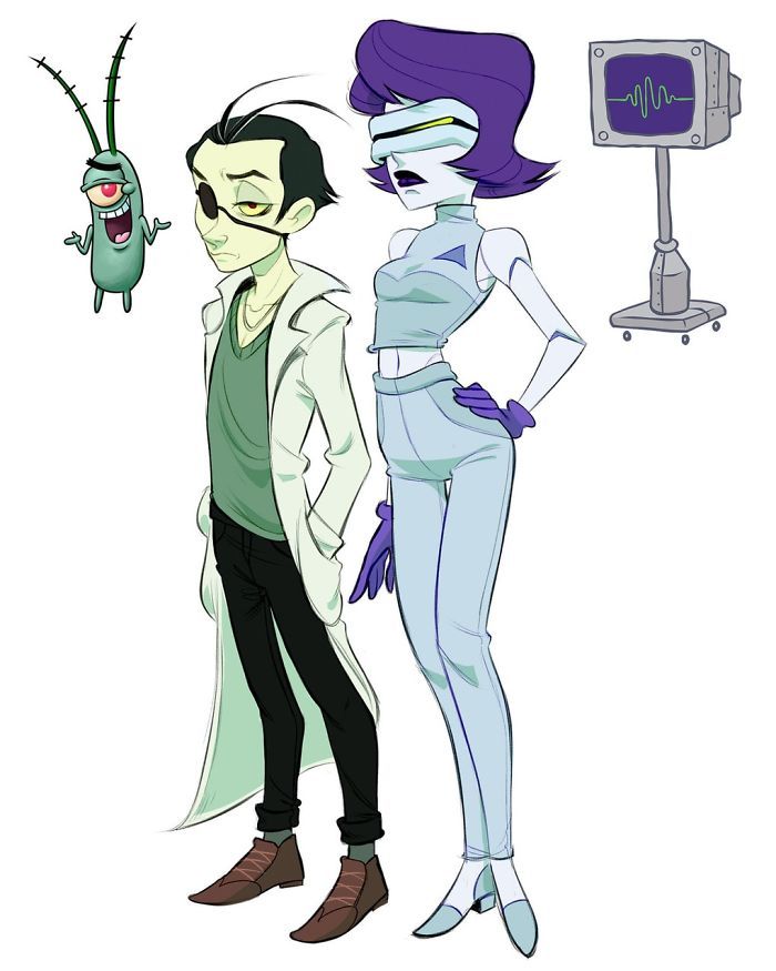 Plankton dan Karen
