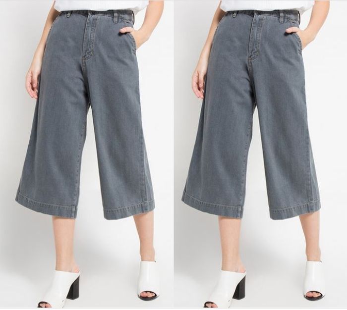 Celana kulot denim