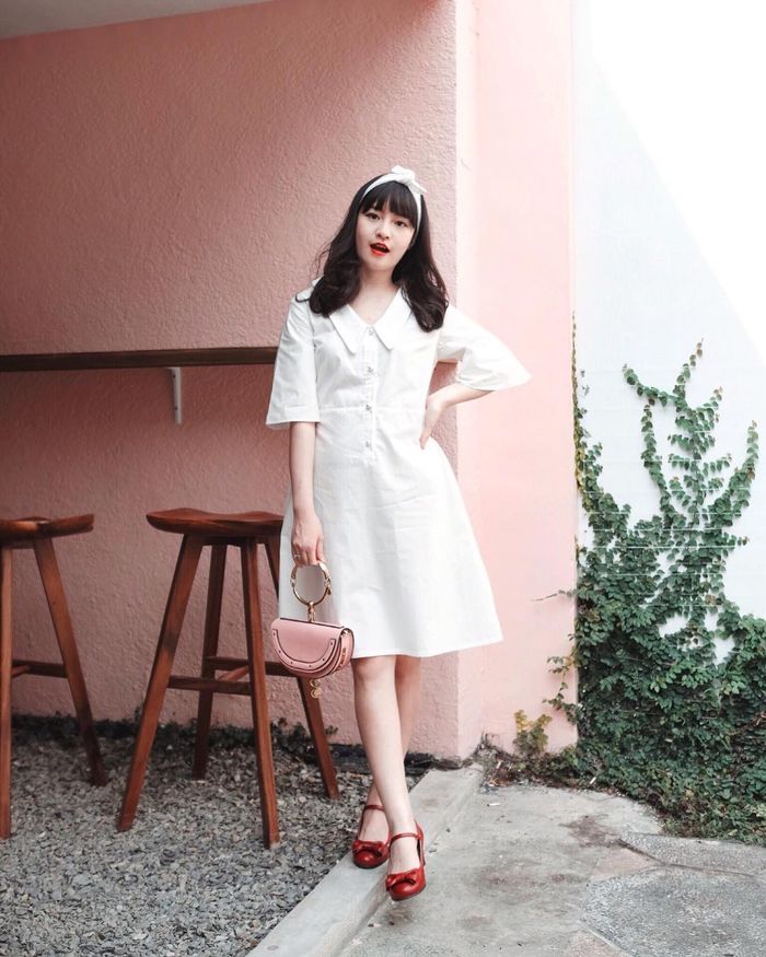  Gaya Rambut Loose Hair dengan Hair Scarf ala Vanessa Andrea