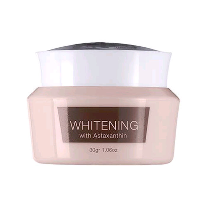 Rekomendasi Krim Malam Untuk Hilangkan Bekas Jerawat: Mazaya Whitening Cream with Astaxanthin Night Cream