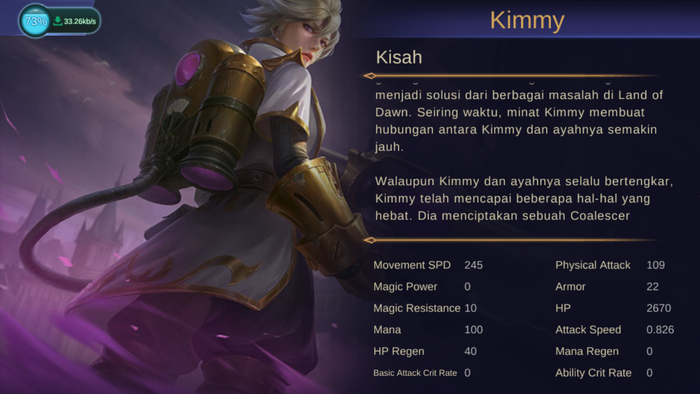 Kimmy Mobile Legends