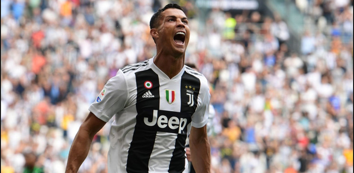 Penyerang Juventus, Cristiano Ronaldo.