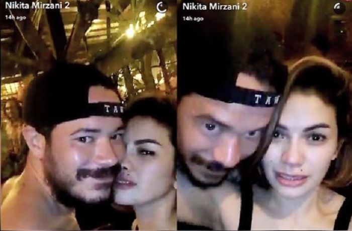 Foto mesra Zack Lee dan Nikita Mirzani, sempat diisukan berpacaran.