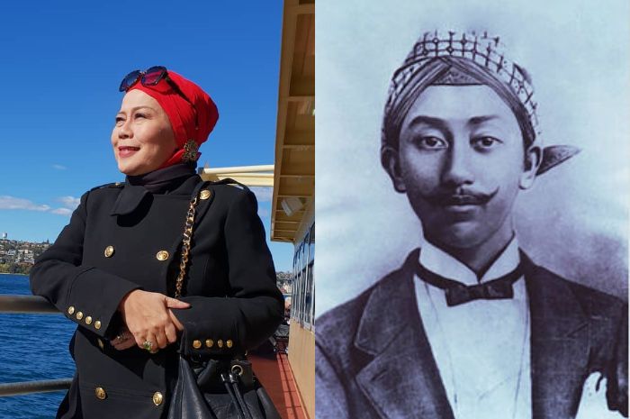 Dewi Yull dan Raden Mas Djokomono Tirto Adhi Soerjo.