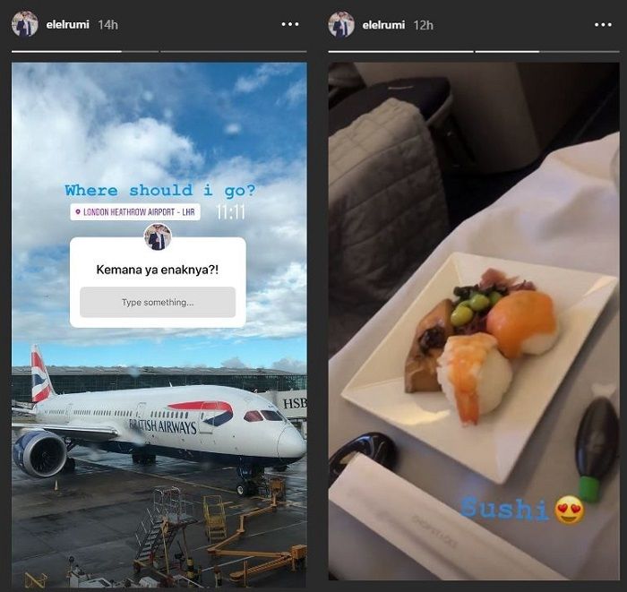 Instagram Stories unggahan El Rumi 