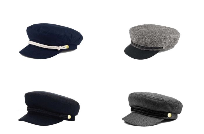  Topi Vintage Premium Zivton Kapten / Sailor / Fisherman / Fiddler Hat