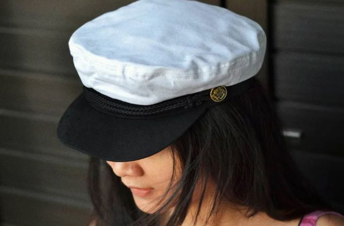  Fiddler Hat Black White